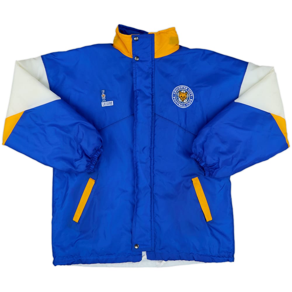 1994-95 Leicester Fox Leisure Padded Bench Coat - 8/10 - (L)