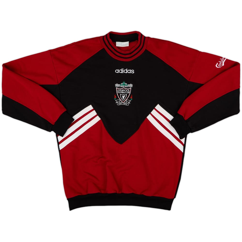 1993-95 Liverpool Player Issue adidas Sweat Top - 8/10 - (L)