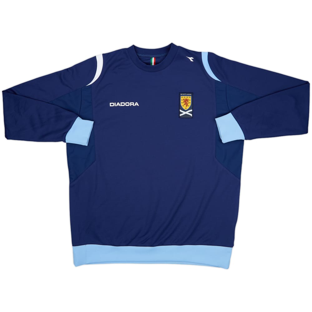 2007-08 Scotland Diadora Sweat Top - 8/10 - (XL)