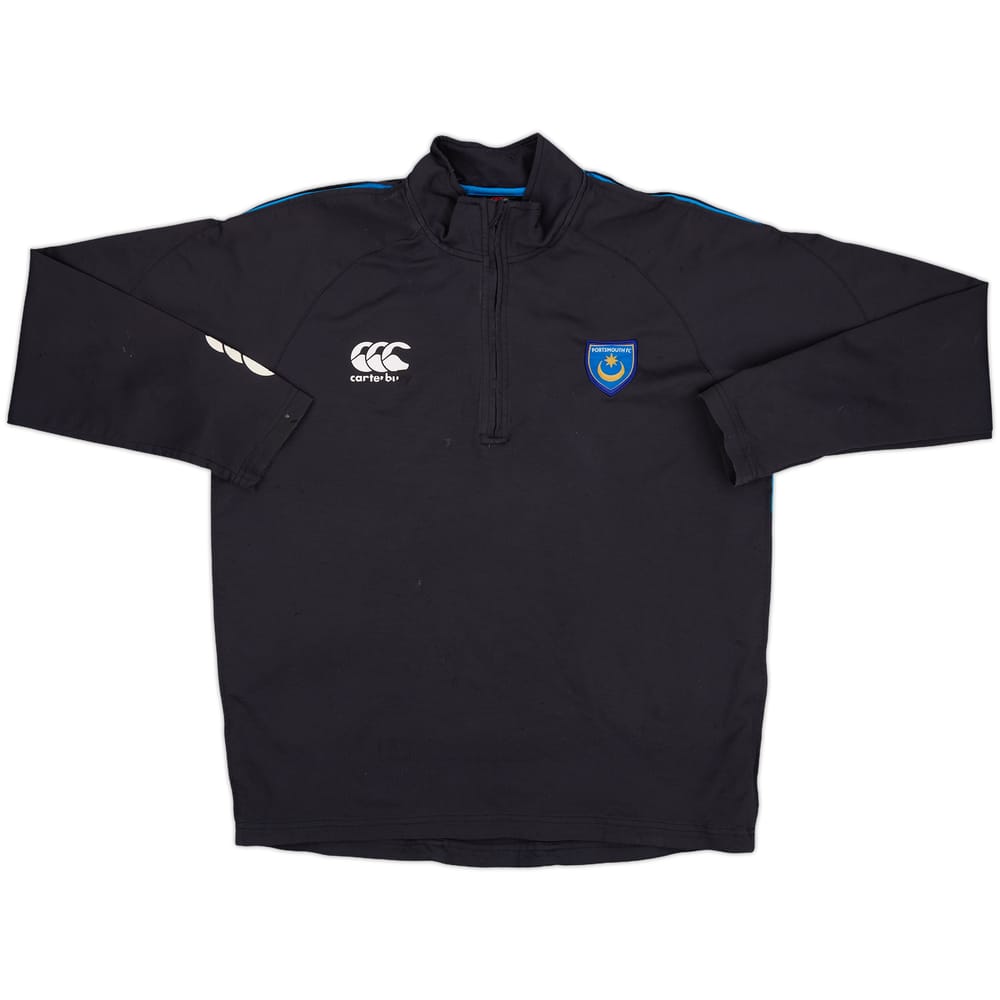 2007-09 Portsmouth Canterbury 1/4 Zip Sweat Top - 4/10 - (L)