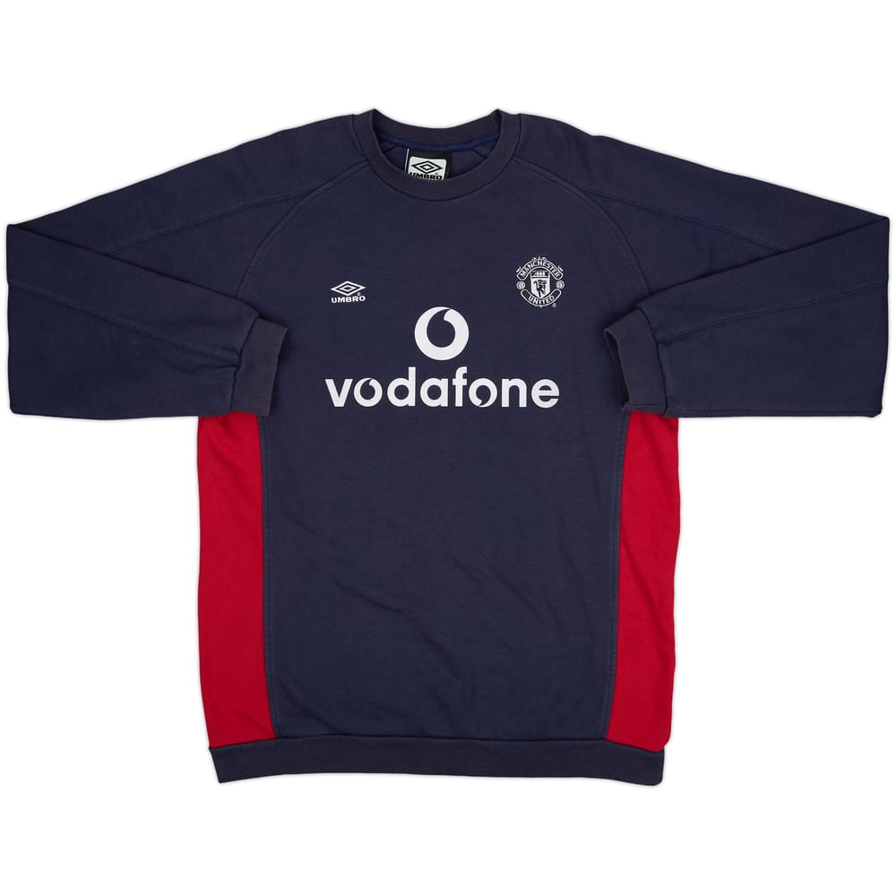 2000-02 Manchester United Umbro Sweat Top - 8/10 - (L)