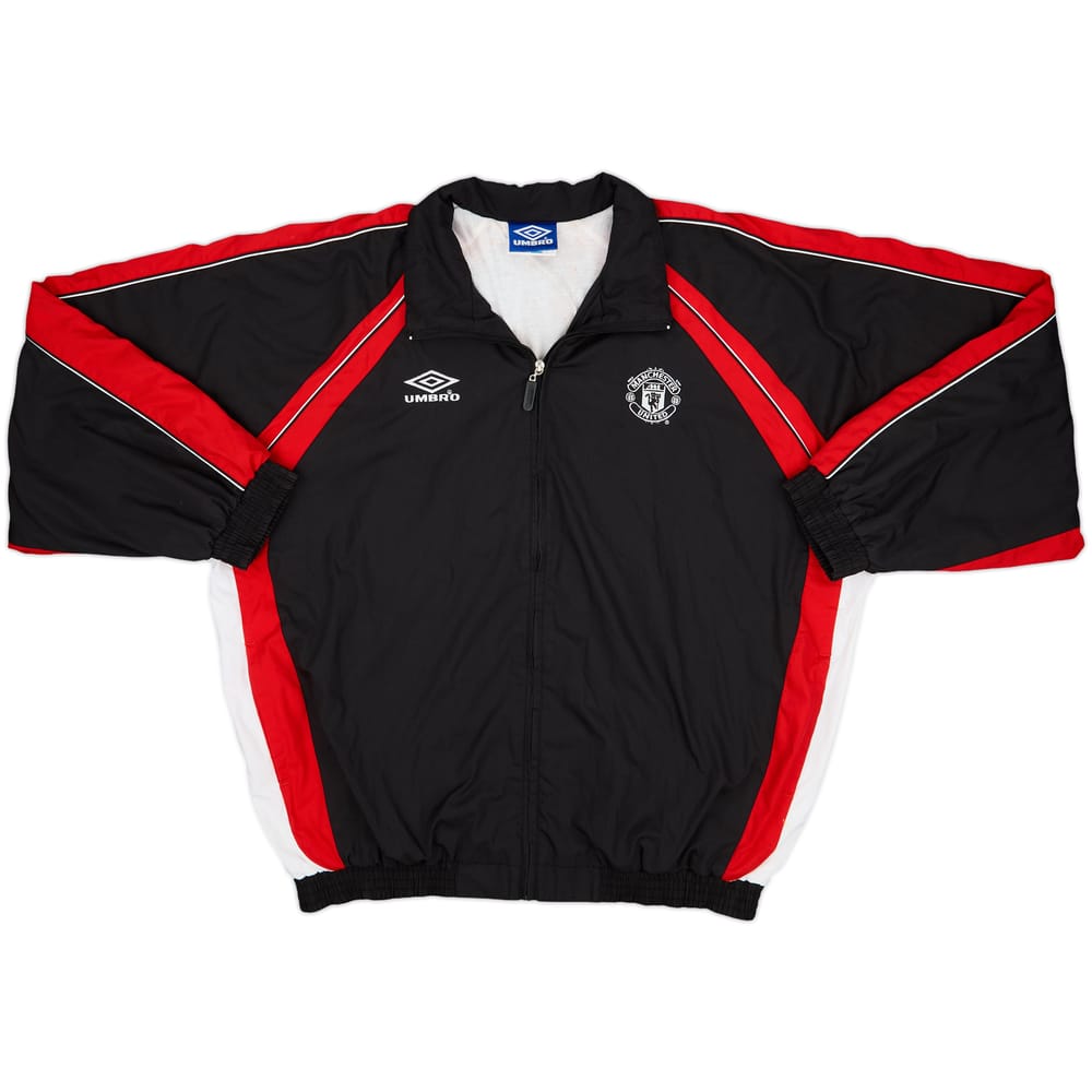 1999-00 Manchester United Umbro Track Jacket - 8/10 - (L)