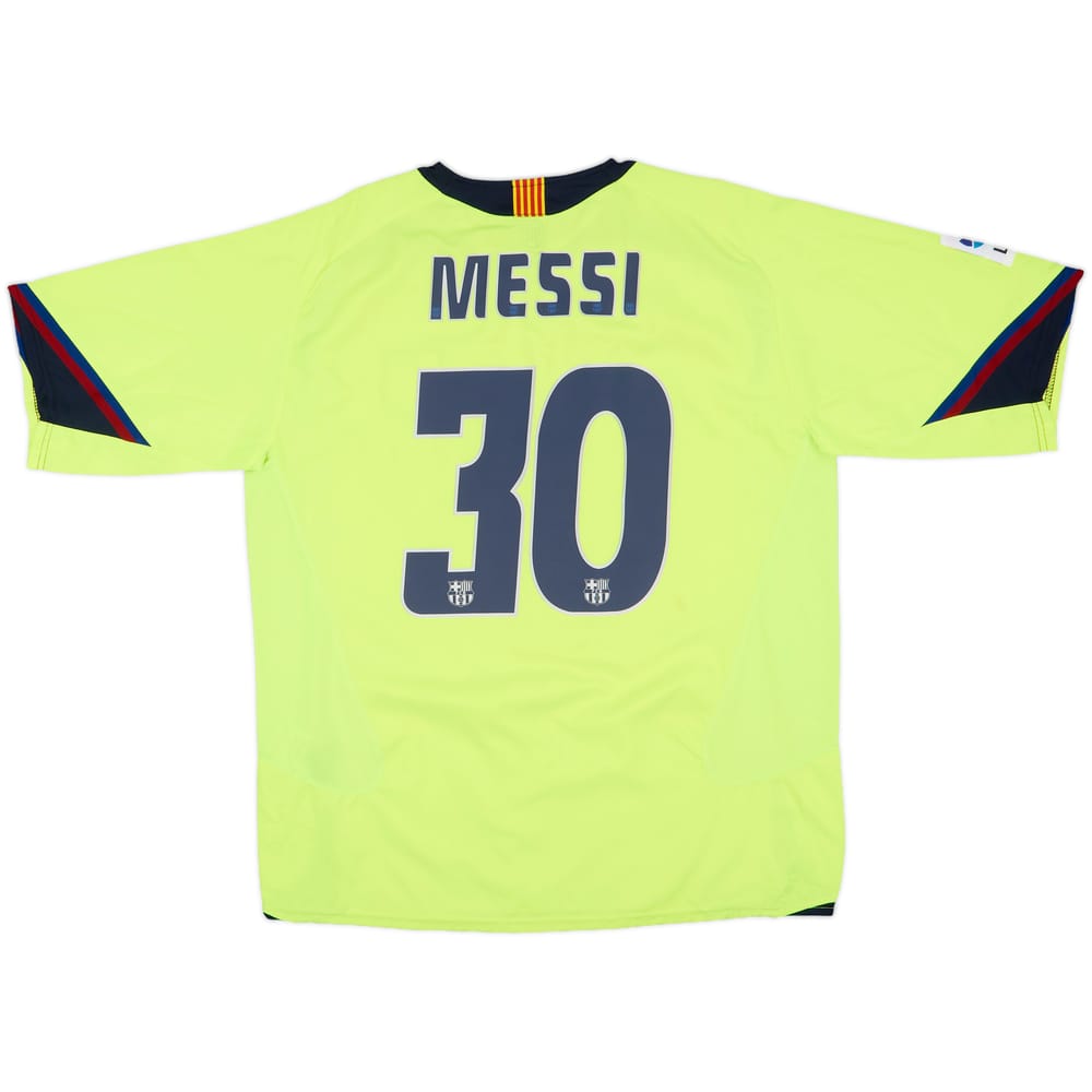 2005-06 Barcelona Away Shirt Messi #30 - 7/10 - (XL)