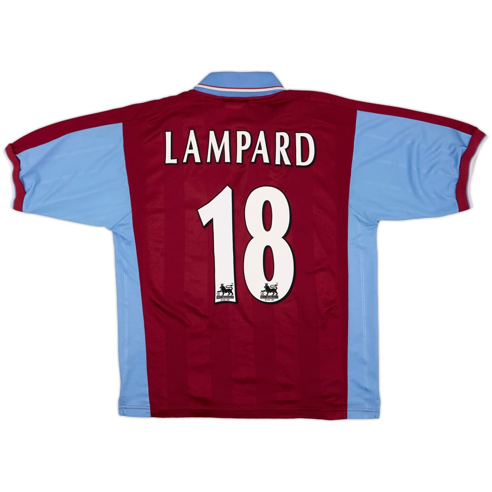1997-98 West Ham Home Shirt Lampard #18 - 6/10 - (M)