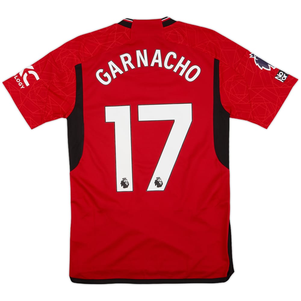 2023-24 Manchester United Home Shirt Garnacho #17 - 10/10 - (S)