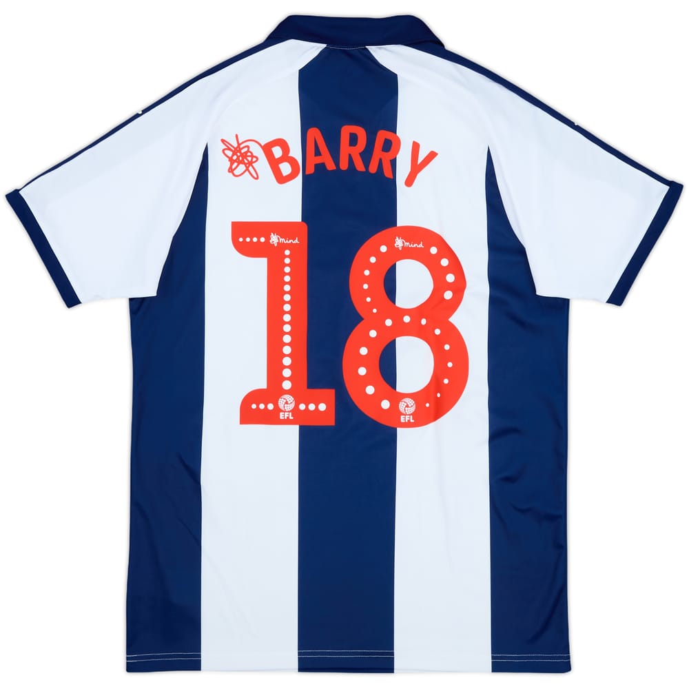 2018-19 West Brom Home Shirt Barry #18 - 9/10 - (M)