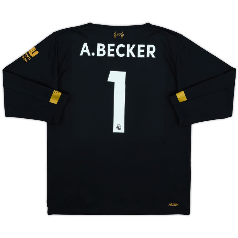 2019-20 Liverpool GK Shirt A.Becker #1 - 8/10 - (6-7 Years)