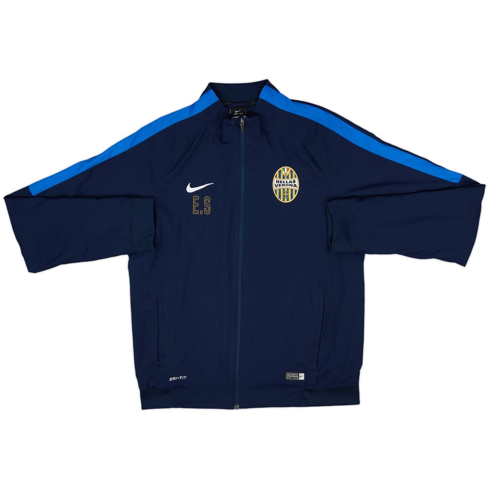 2015-16 Hellas Verona Staff Issue Nike Track Jacket E.S - 8/10 - (M)