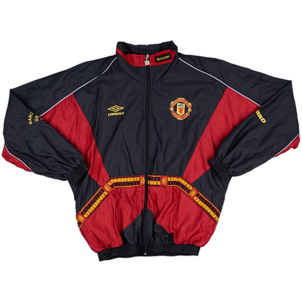 1996-97 Manchester United Umbro Track Jacket - 9/10 - (M)