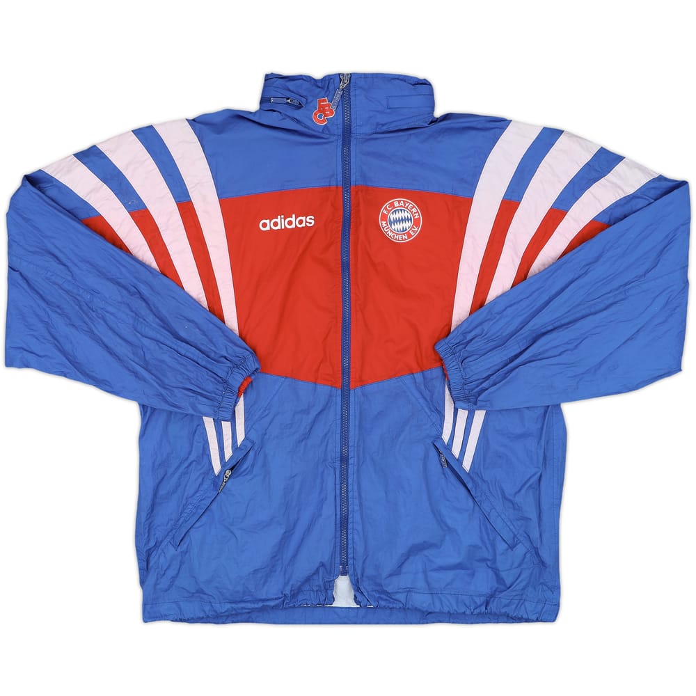1995-96 Bayern Munich adidas Hooded Rain Jacket - 7/10 - (M)
