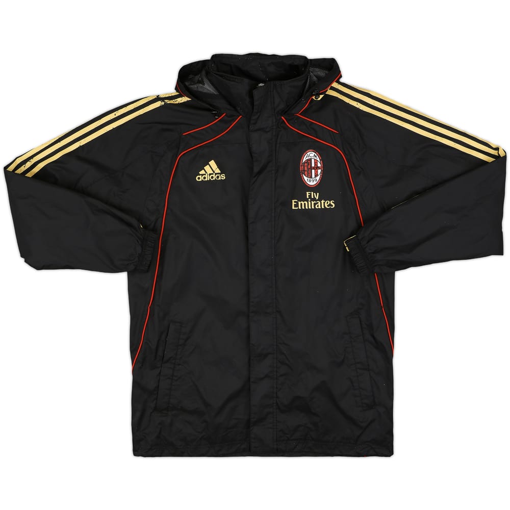2010-11 AC Milan adidas Hooded Rain Jacket - 4/10 - (M)