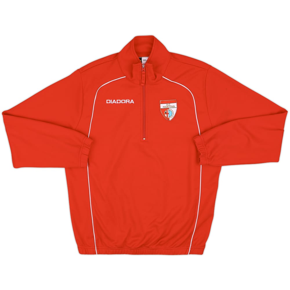 2007-09 AC Mantova Diadora 1/2 Zip Track Jacket - 7/10 - (M)