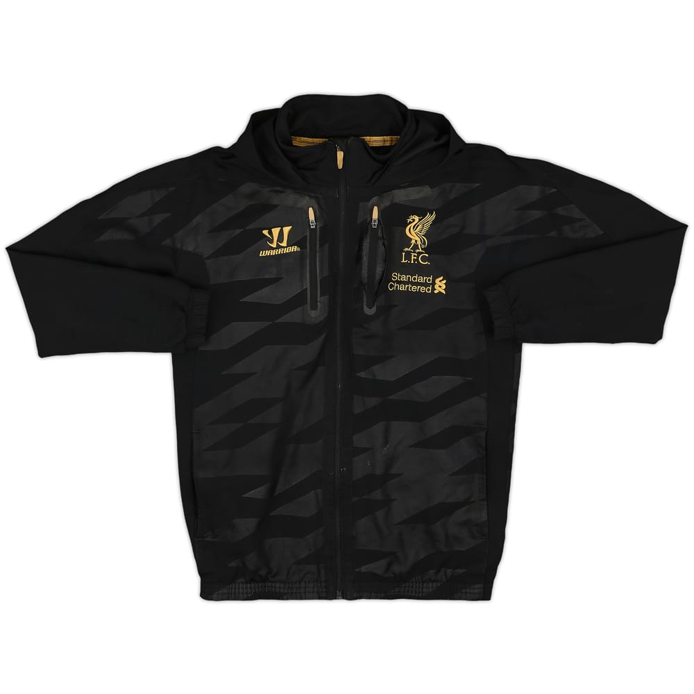2013-14 Liverpool Warrior Hooded Track Jacket - 7/10 - (M.Boys)
