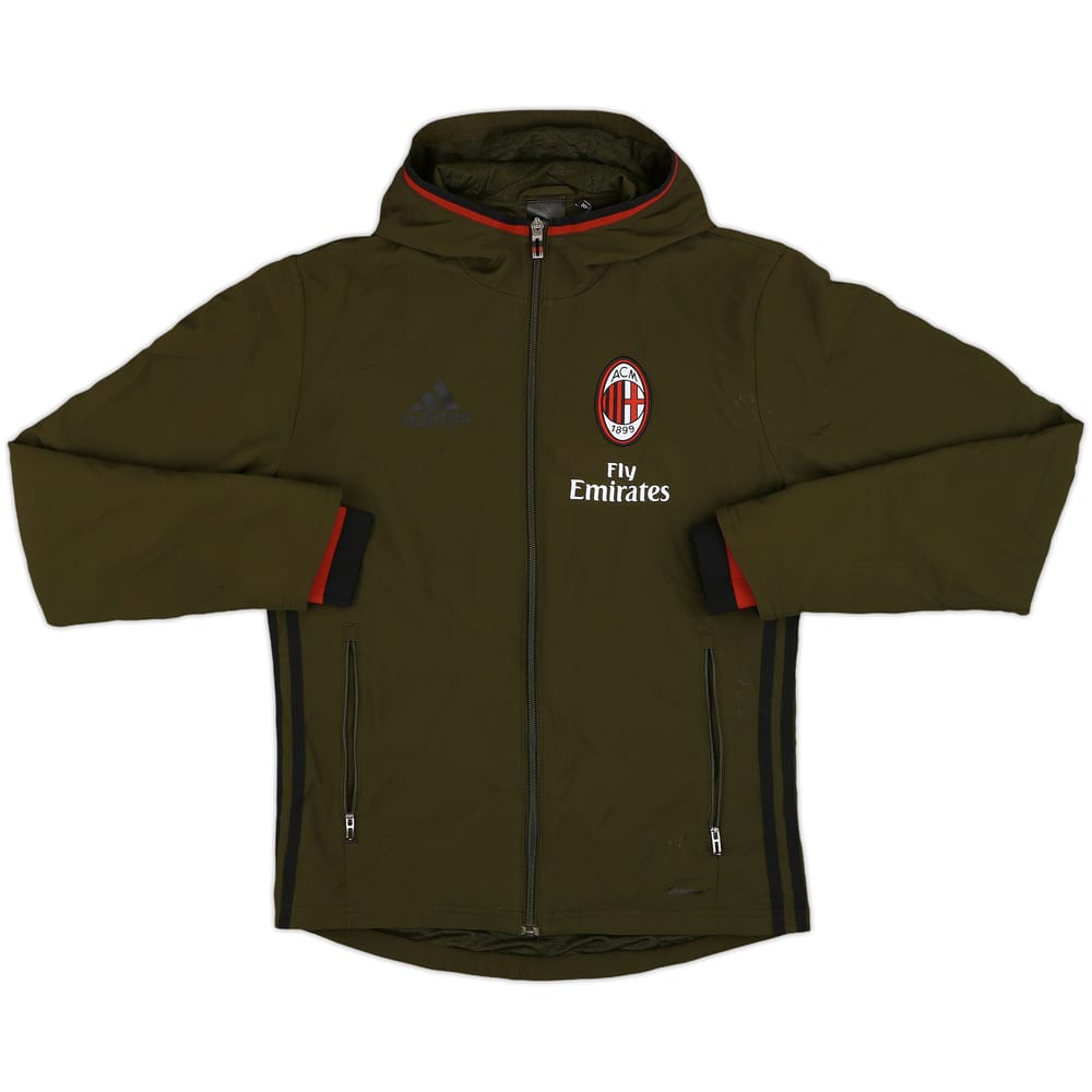 2016-17 AC Milan adidas Track Jacket - 7/10 - (XS)