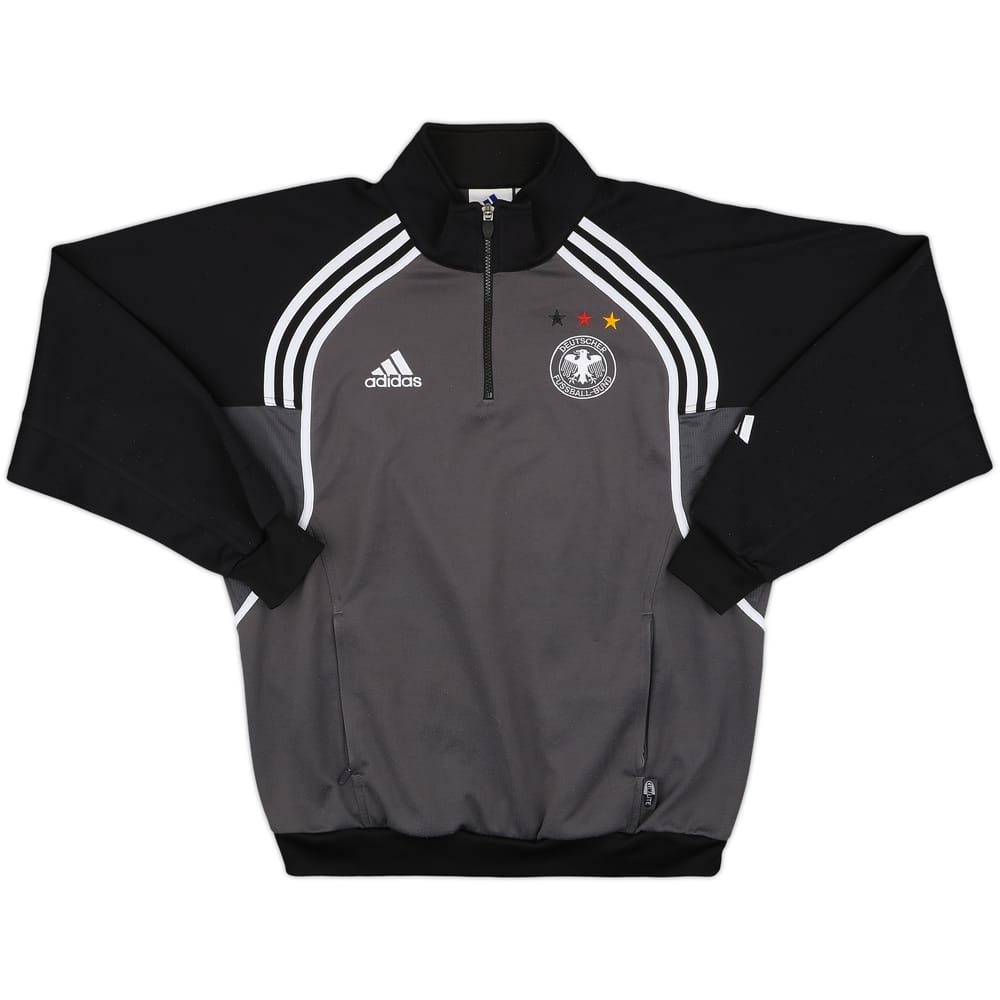 2000-02 Germany adidas 1/4 Zip Track Top - 8/10 - (M)