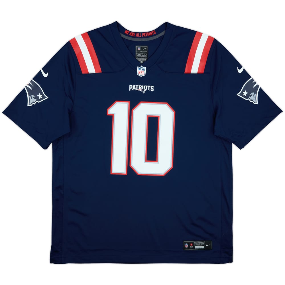 2021-23 New England Patriots Jones #10 Nike Game Home Jersey (XL)