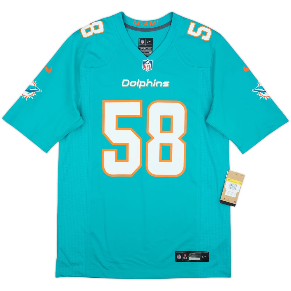 2024 Miami Dolphins Barrett #58 Nike Game Home Jersey (S)