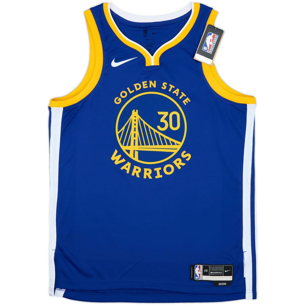 2017-25 Golden State Warriors Curry #30 Nike Swingman Away Jersey (L)