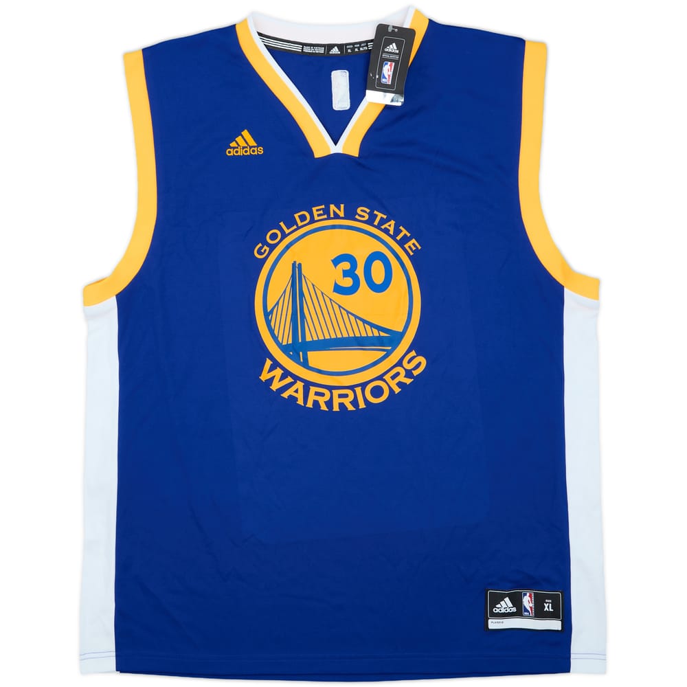 2014-17 Golden State Warriors Curry #30 adidas Away Jersey (XL)