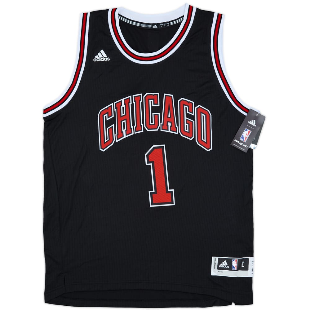 2015-16 Chicago Bulls Rose #1 adidas Swingman Alternate Jersey (L)