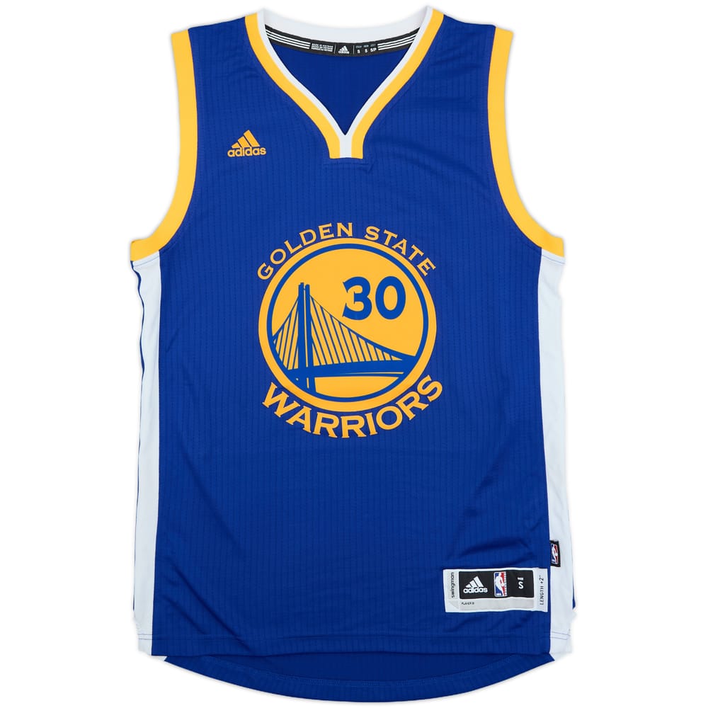 2014-17 Golden State Warriors Curry #30 adidas Swingman Away Jersey (S)