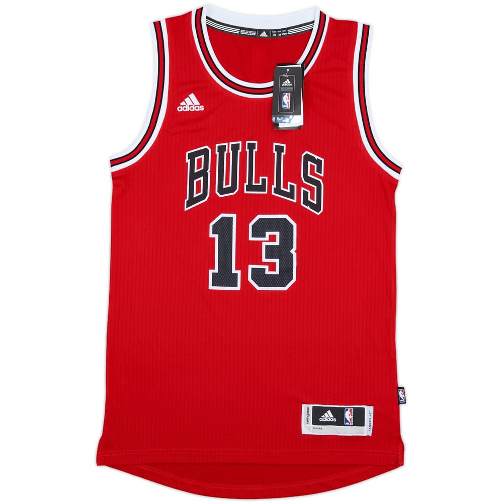 2014-16 Chicago Bulls Noah #13 adidas Swingman Away Jersey (XS)