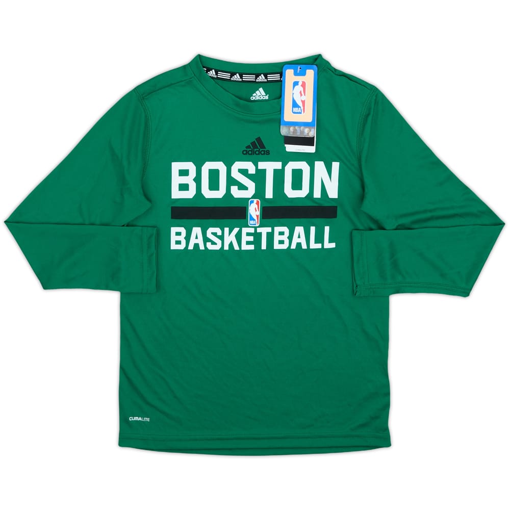 2013-14 Boston Celtics adidas L/S Training Tee (S.Boys)