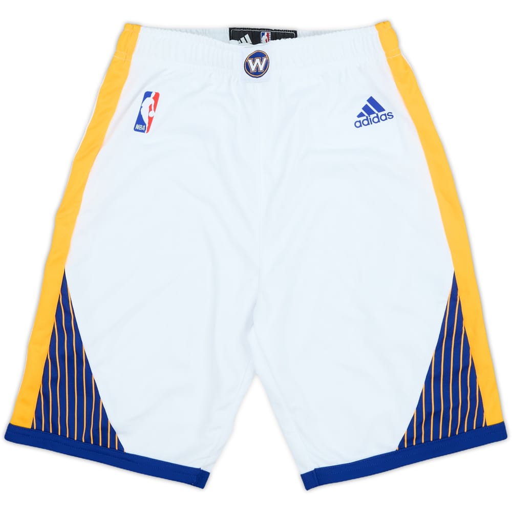 2014-17 Golden State Warriors adidas Swingman Home Shorts - 10/10 - (M.Boys)
