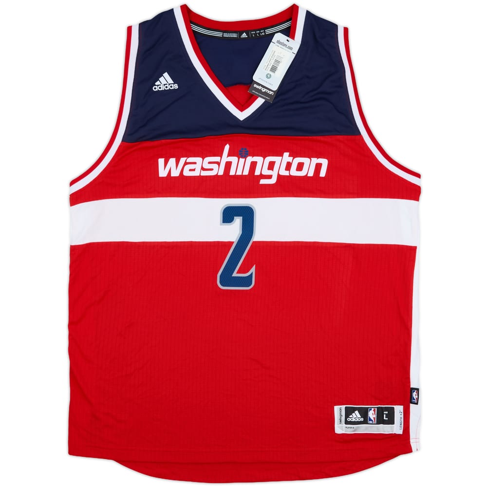 2014-17 Washington Wizards Wall #2 adidas Swingman Away Jersey (L)