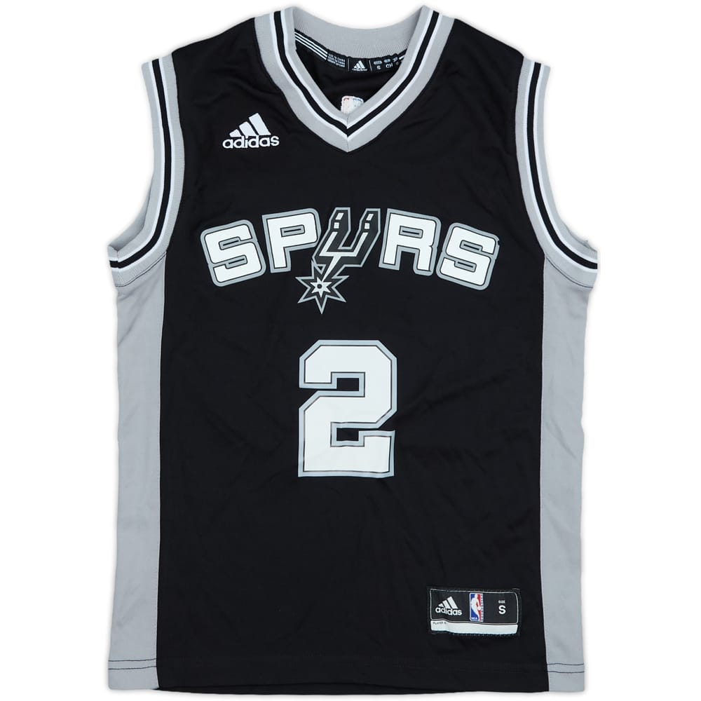 2014-17 San Antonio Spurs Leonard #2 adidas Away Jersey - 10/10 - (S.Boys)