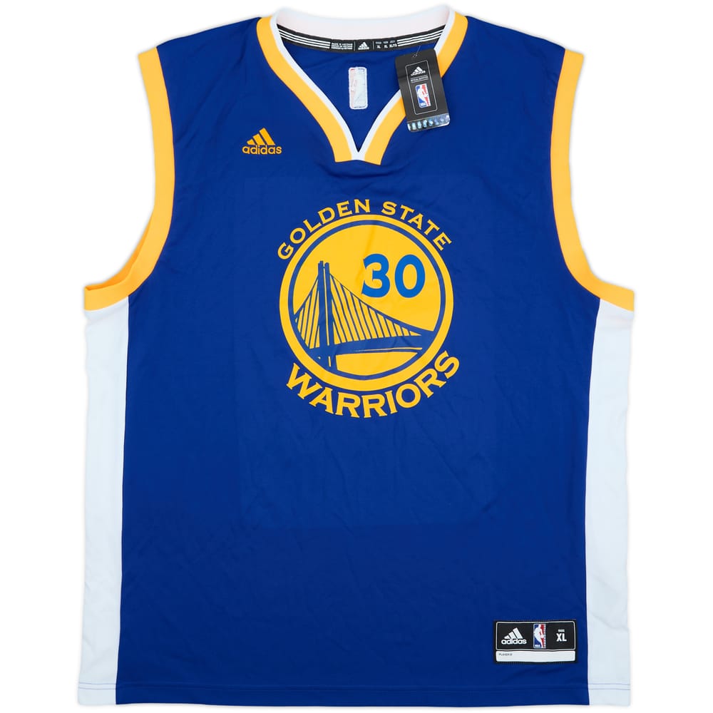 2014-17 Golden State Warriors Curry #30 adidas Away Jersey (XL)