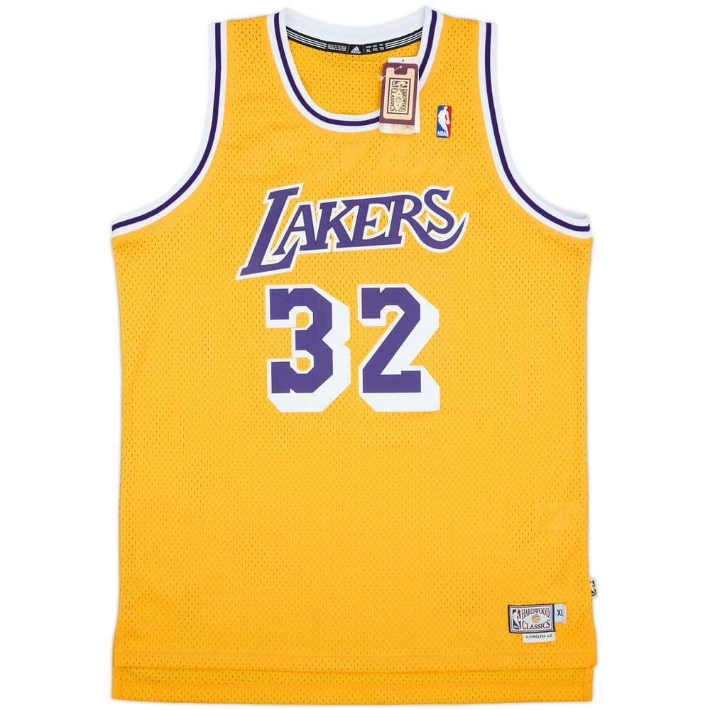 1979-80 LA Lakers Johnson #32 adidas Hardwood Classics Swingman Home Jersey (XL)