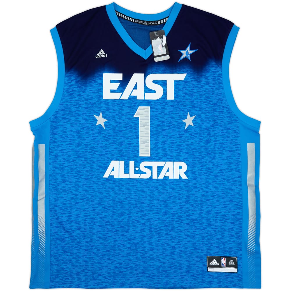 2012 NBA All-Star Team East Rose #1 adidas Jersey (XXL)