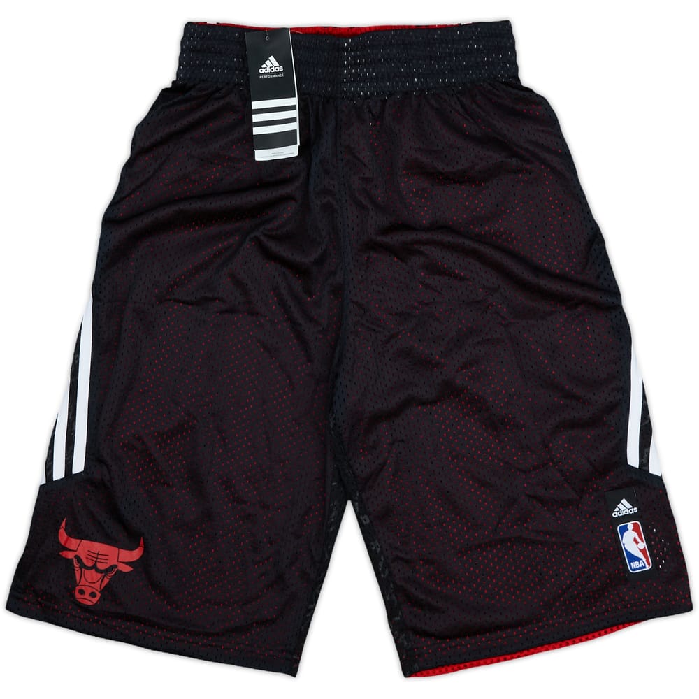 2013-14 Chicago Bulls adidas Reversible Training Shorts (S)