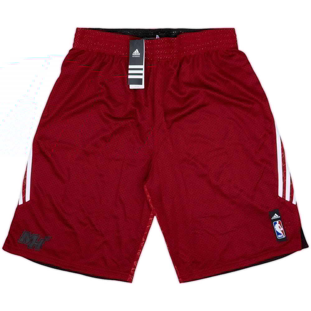 2013-14 Miami Heat adidas Reversible Training Shorts (XL)