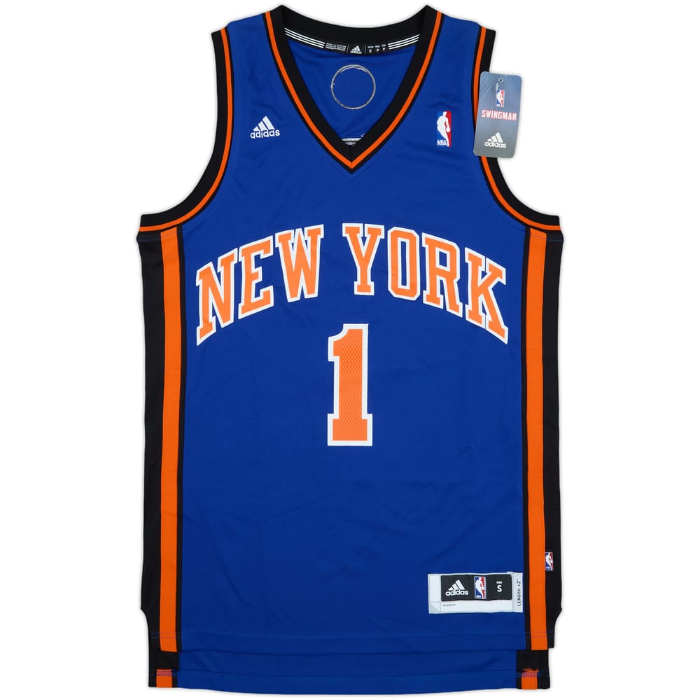 2010-12 New York Knicks Stoudemire #1 adidas Swingman Away Jersey (S)