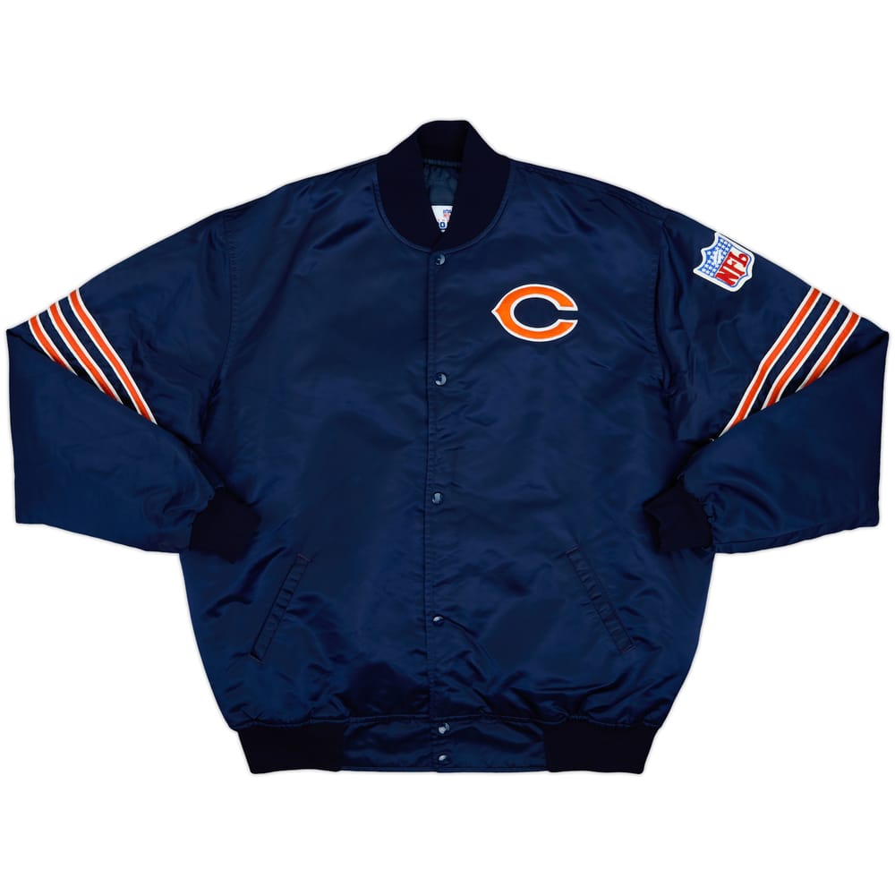1980s Chicago Bears Starter Satin Varsity Jacket - 9/10 - (XXL Tall)