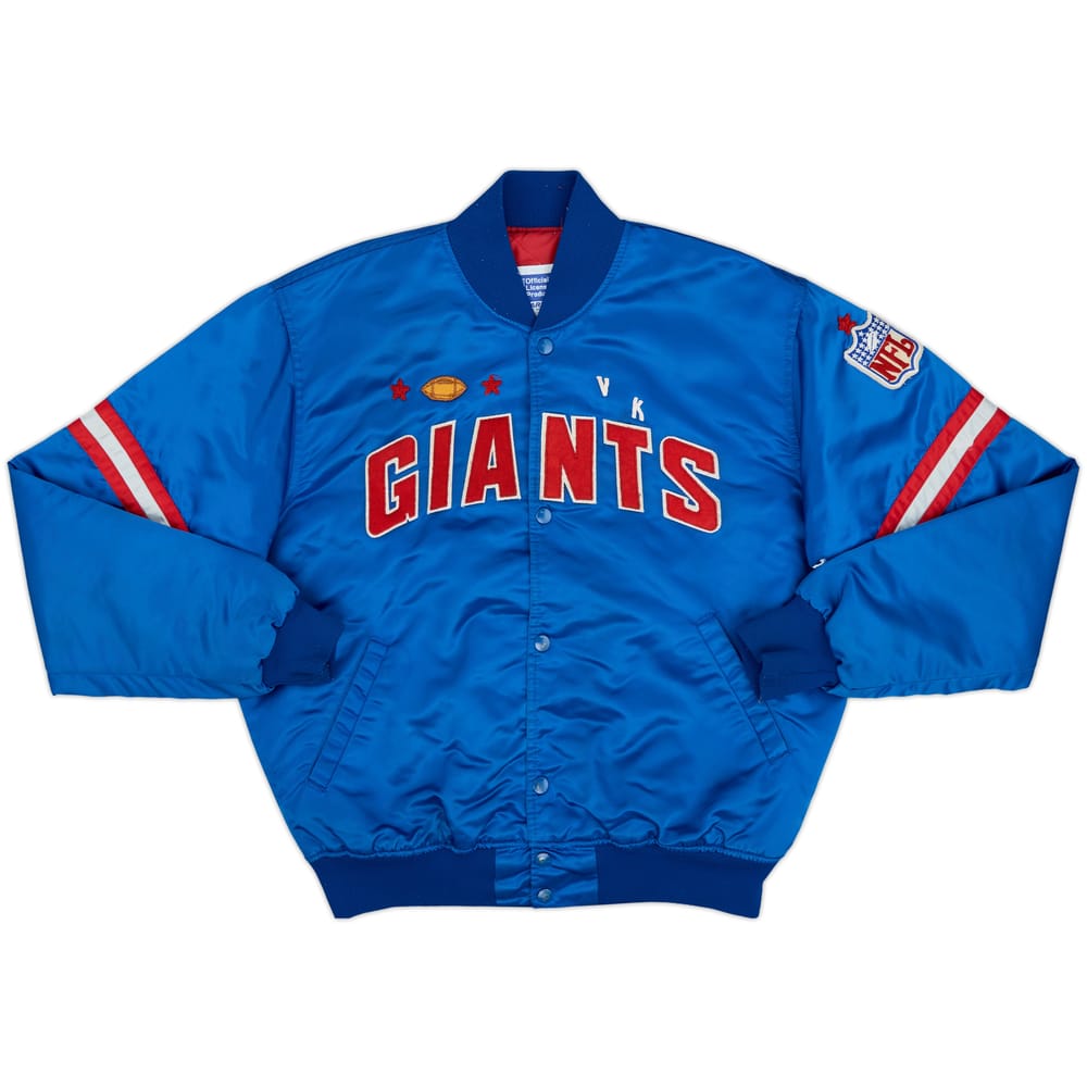 1980s New York Giants Starter Satin Varsity Jacket - 6/10 - (L)