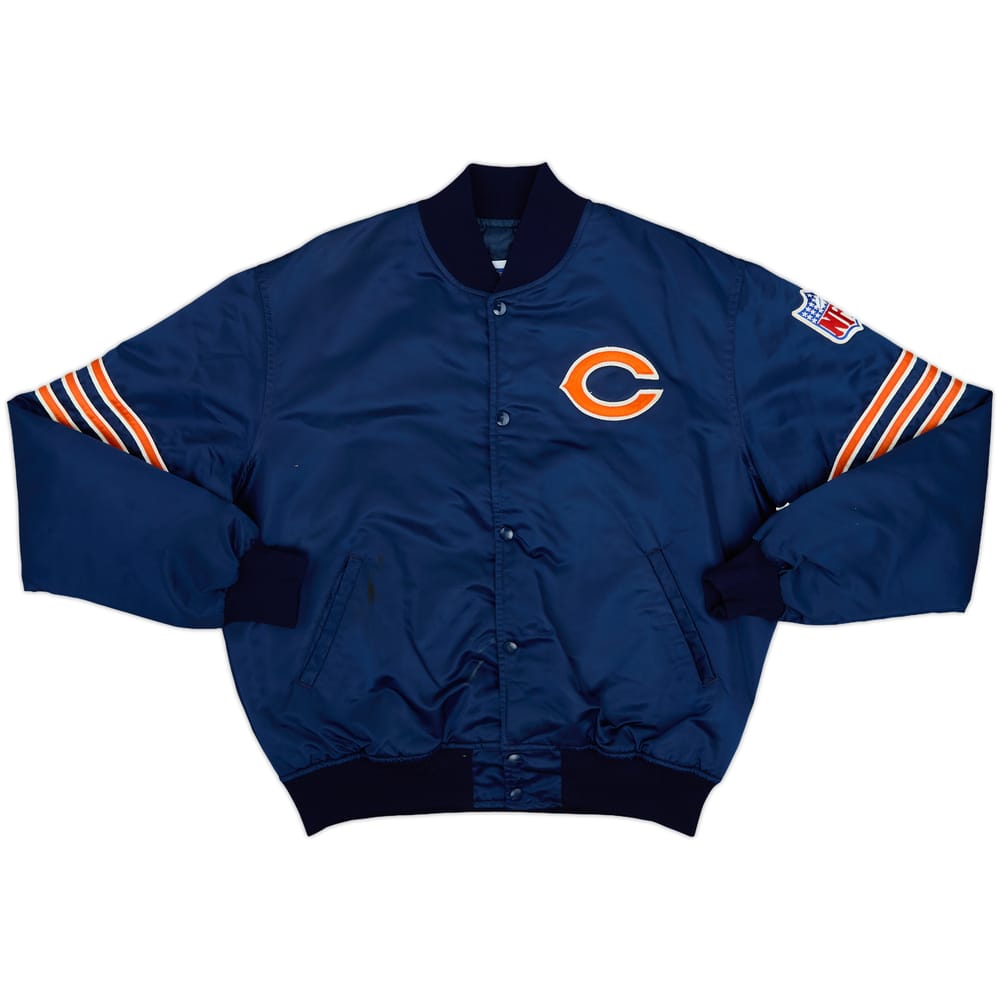 1980s Chicago Bears Starter Satin Varsity Jacket - 6/10 - (L)