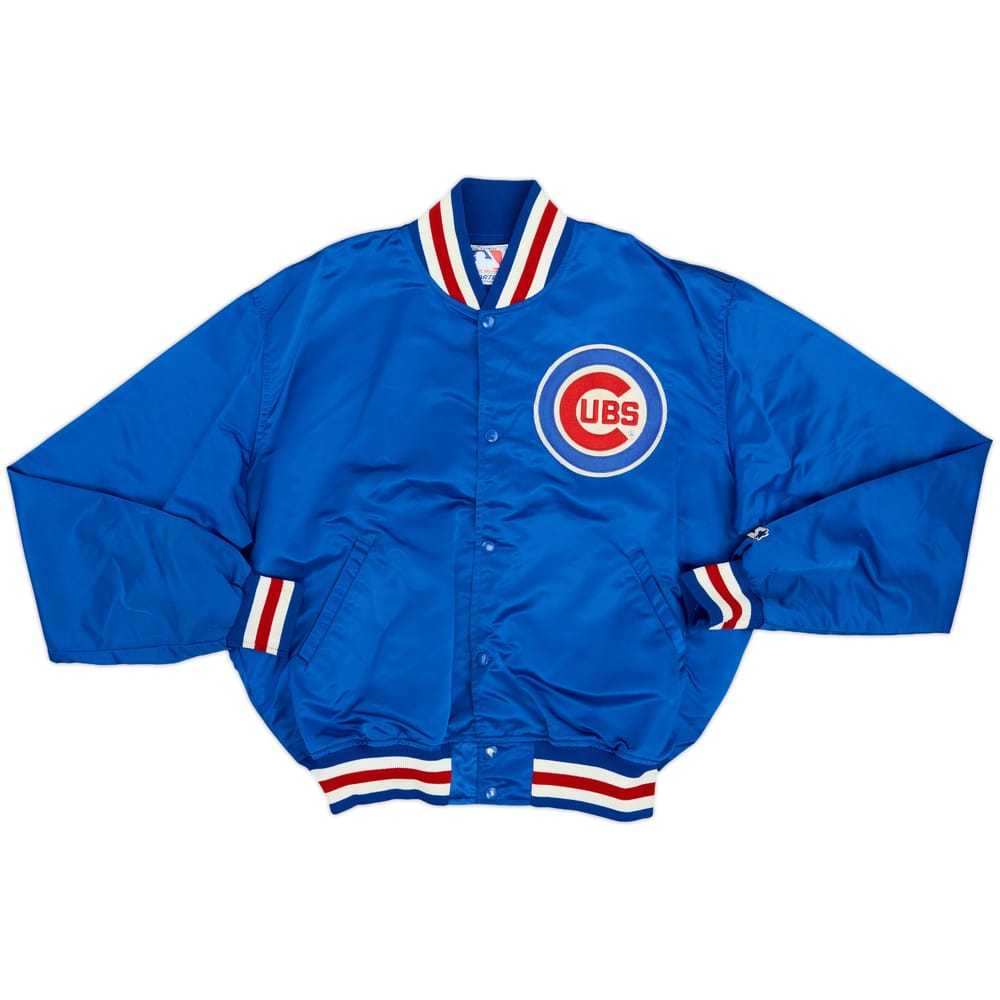 1980s Chicago Cubs Starter Satin Varsity Jacket - 7/10 - (XL)