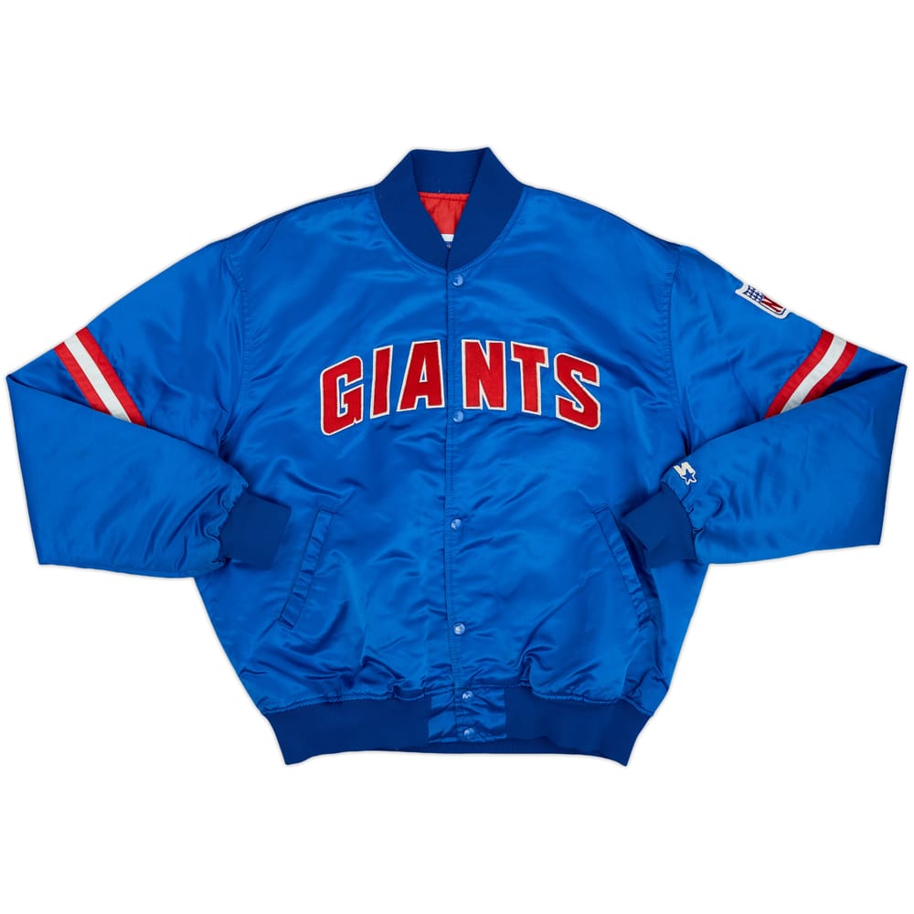 1980s New York Giants Starter Satin Varsity Jacket - 6/10 - (XL)
