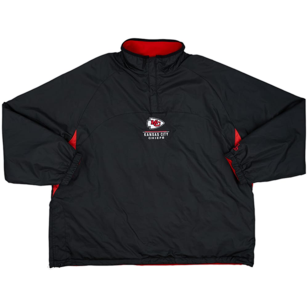 2000s Kansas City Chiefs NFL Reversibe Fleece Coat - 9/10 - (XXL)