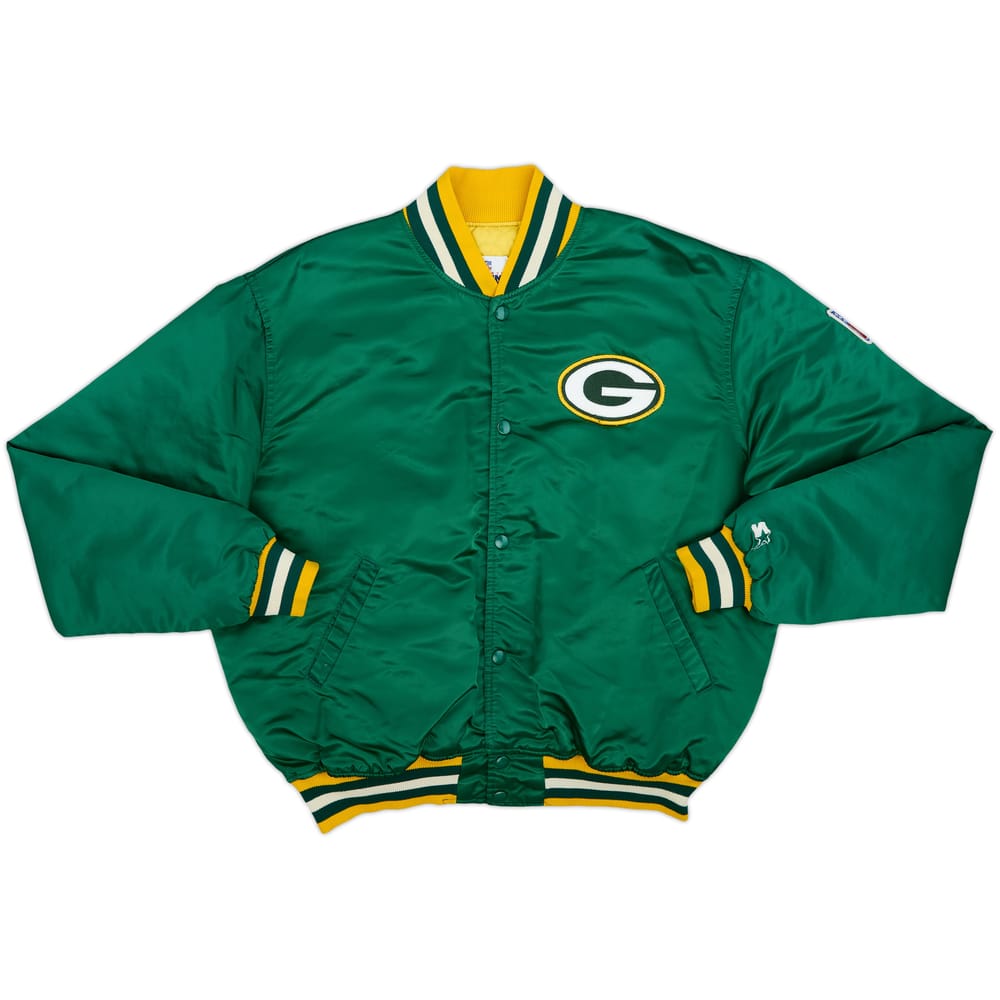 1980s Green Bay Packers Starter Satin Varsity Jacket - 3/10 - (XL)