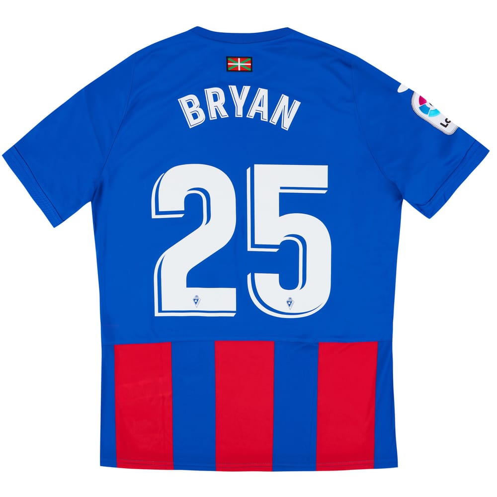 2020-21 Eibar Home Shirt Bryan #25 - NEW