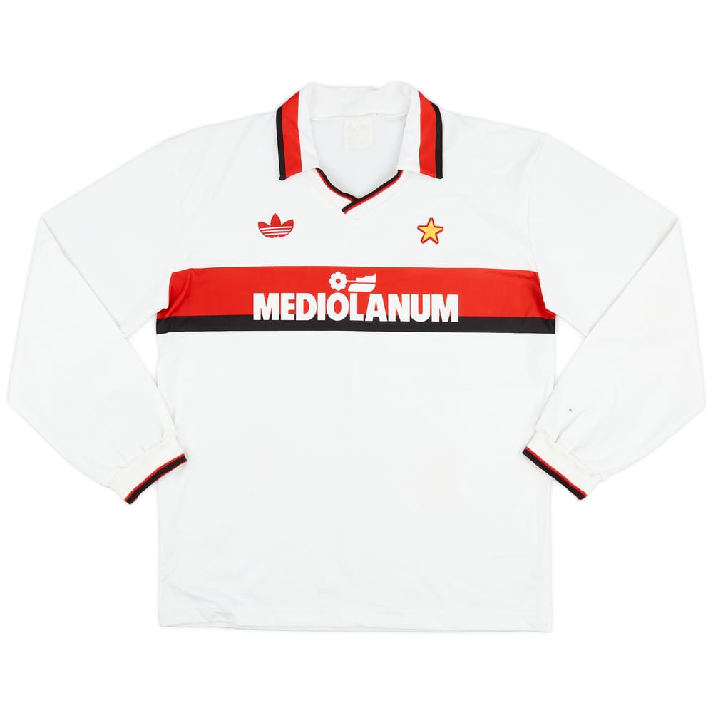 1990-91 AC Milan Away L/S Shirt - 8/10 - (L)