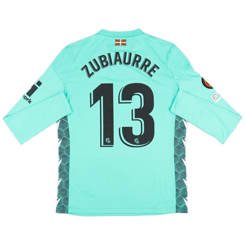 2022-23 Real Sociedad Match Issue Europa League GK Shirt Zubiaurre #13