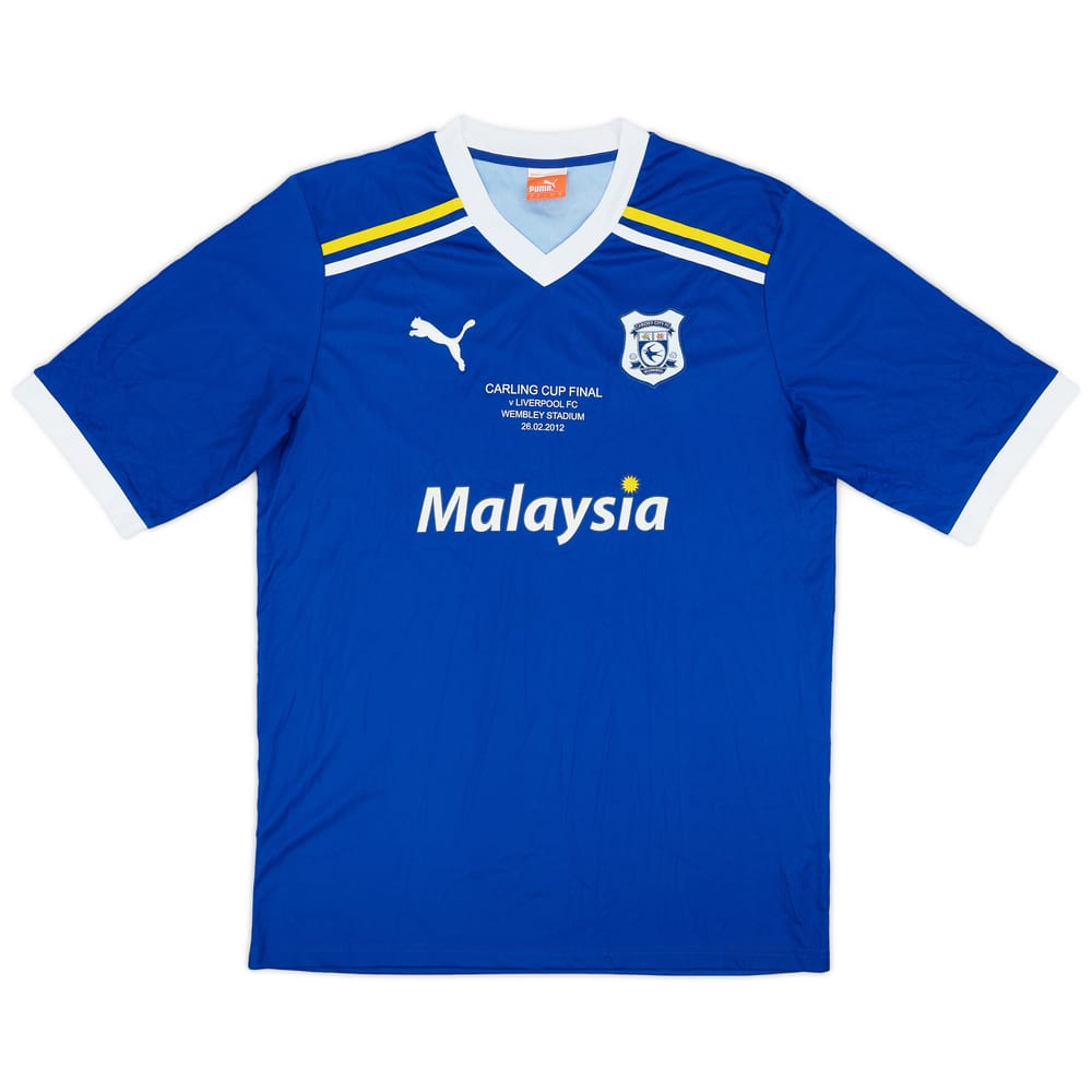 2011-12 Cardiff 'Carling Cup Final' Home Shirt - 9/10 - (S)