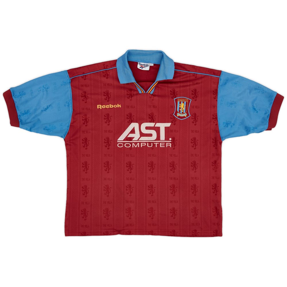 1995-97 Aston Villa Home Shirt - 8/10 - (XL)