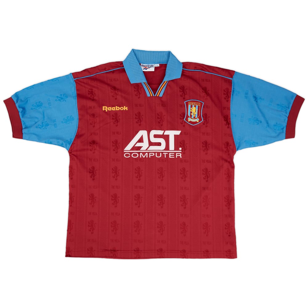 1995-97 Aston Villa Home Shirt - 8/10 - (XL)