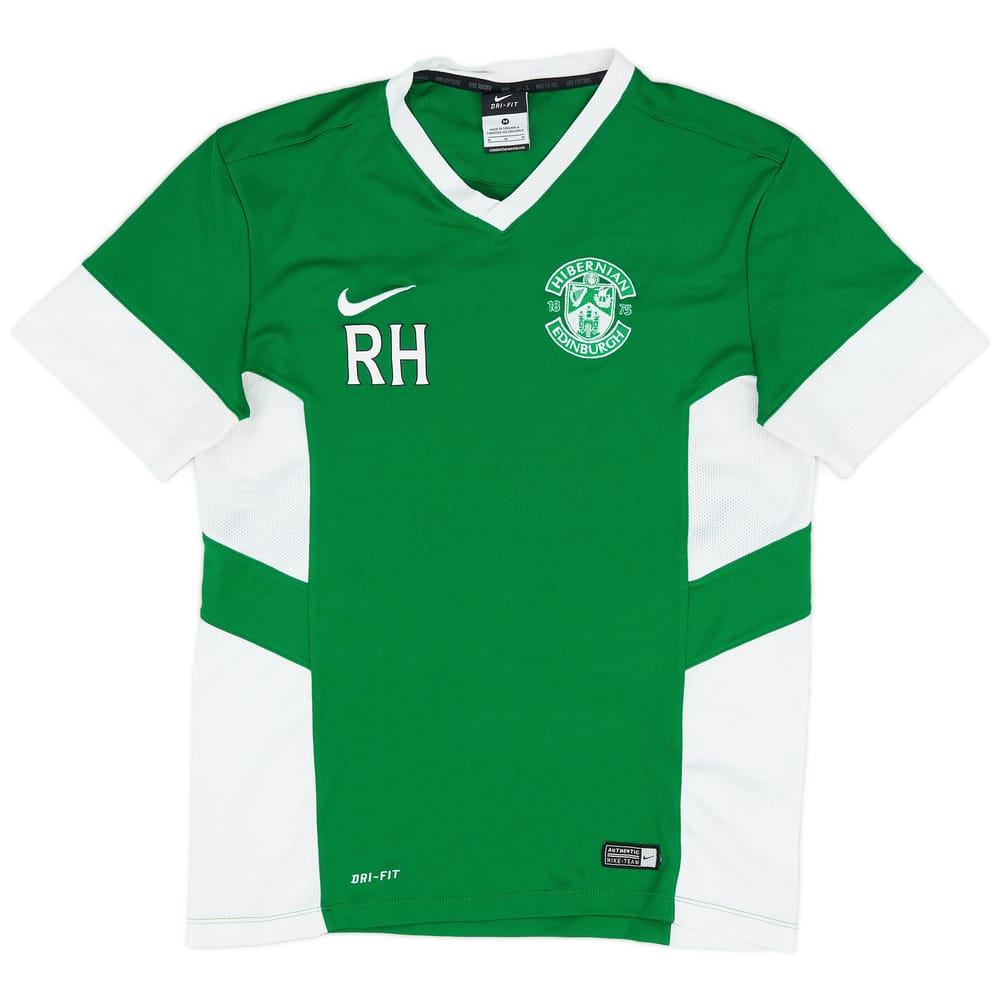 2014-15 Hibernian Player Issue Nike Training Shirt - 9/10 - (S)